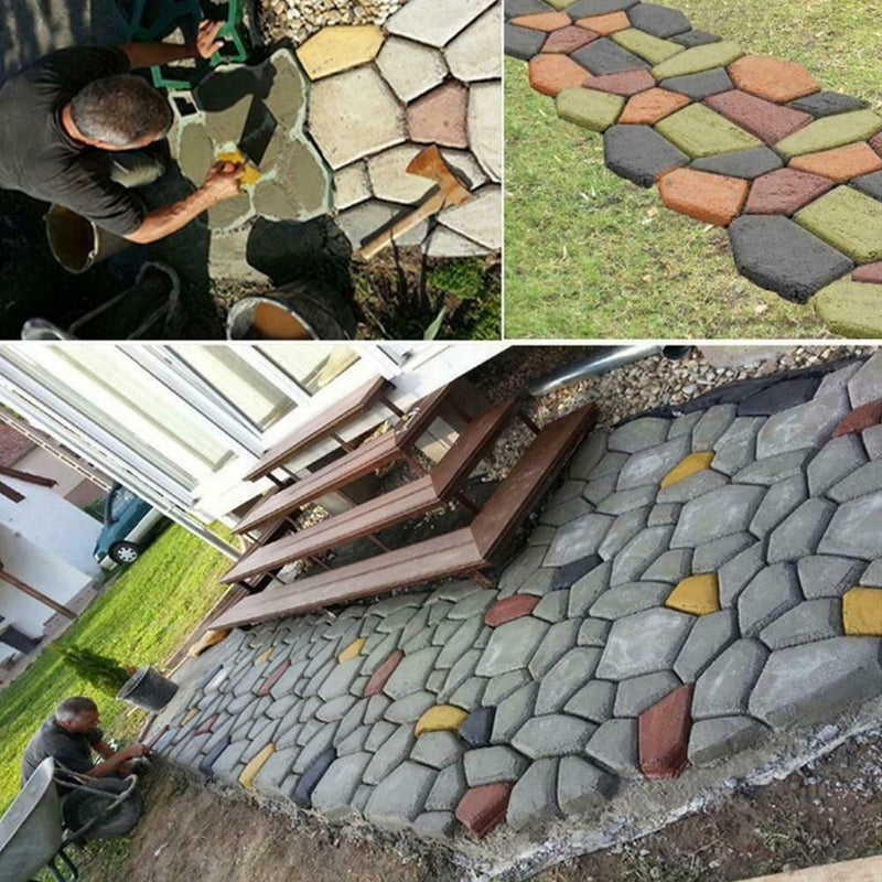 Path Maker Driveway Walk Pavement Paving Mold Patio UK Stepping Concrete S hot.