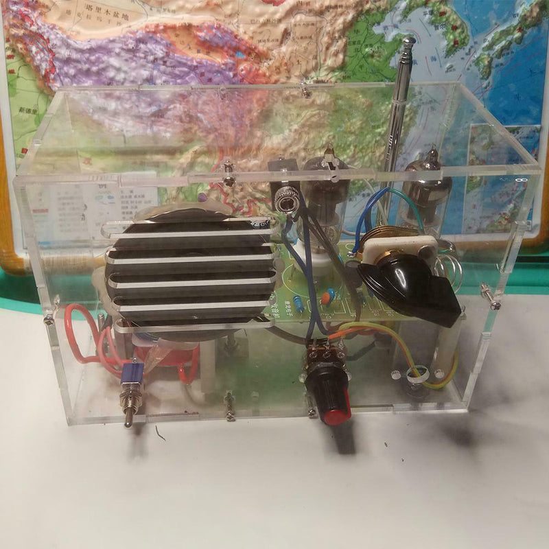 220V Electronic Vacuum Super Regenerative FM Tube Radio Kit Receiver SALE Z8O9
