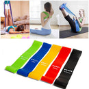 5pcs Resistance Bands Elastic Fitness Pilates Pull Rope Sports Workout Equipment