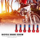 6pcs Mi Xim M6 18mm Bicycle Stem Bolt Screws for Disc Brake V Brake (Red) Newly