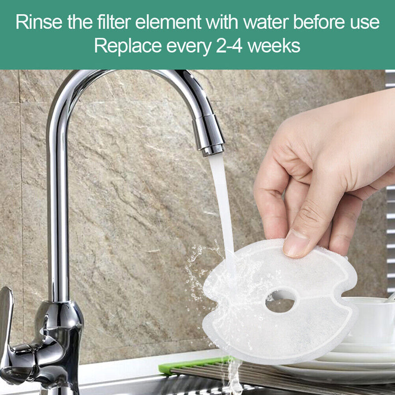 4pcs Water Dispenser Filter Element Pet Drinking Fountain Carbon Filters Newly