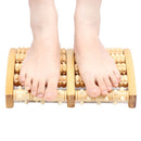 Wooden Spa Relief Anti Cellulite Massager Massage Reflexology Foot Roller