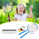 Playing Games Sports Shuttlecock Racquet Set Kids Badminton Racket (Blue) Newly