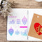 DIY Scrapbooking Metal Cutting The Festival Party Theme Clear Seal Stamp Set