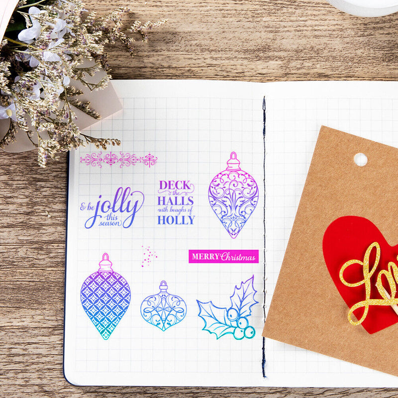 DIY Scrapbooking Metal Cutting The Festival Party Theme Clear Seal Stamp Set