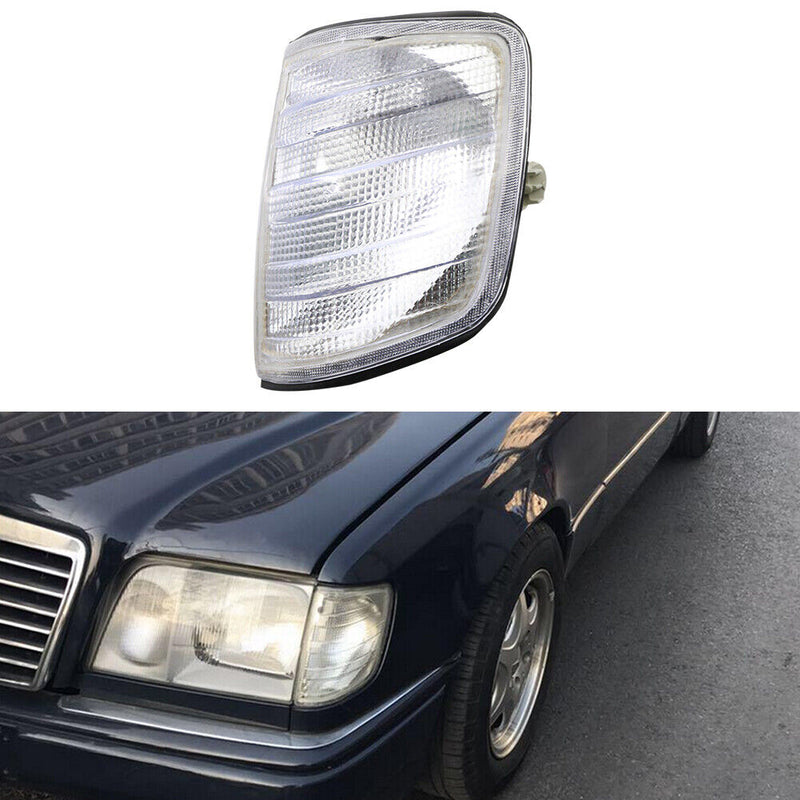 Clear Lens Corner Parking Lamp No Bulb for Mercedes Benz E-Class W124 Left Newly