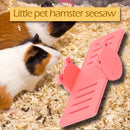 Small Animal Cage Nest Accessories Frog Pet Hamster Seesaw Play Toys (Pink)