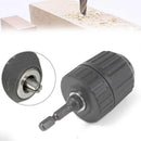 0.8mm-10mm Keyless Drill Chuck Screwdriver Impact Driver Shank- Adaptor+Hex L6H6