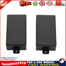 2pcs Plastic Sealed Double Coil Humbucker Pickup Cover For Guitar(Black) Newly