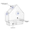 Window Bird Feeder House Shape, Transparent, Suction Cup Outdoor Birdfeeders