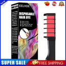 Hair Chalk Disposable Hair Dye Washable Healthy Hair Dyeing Brush (Red)
