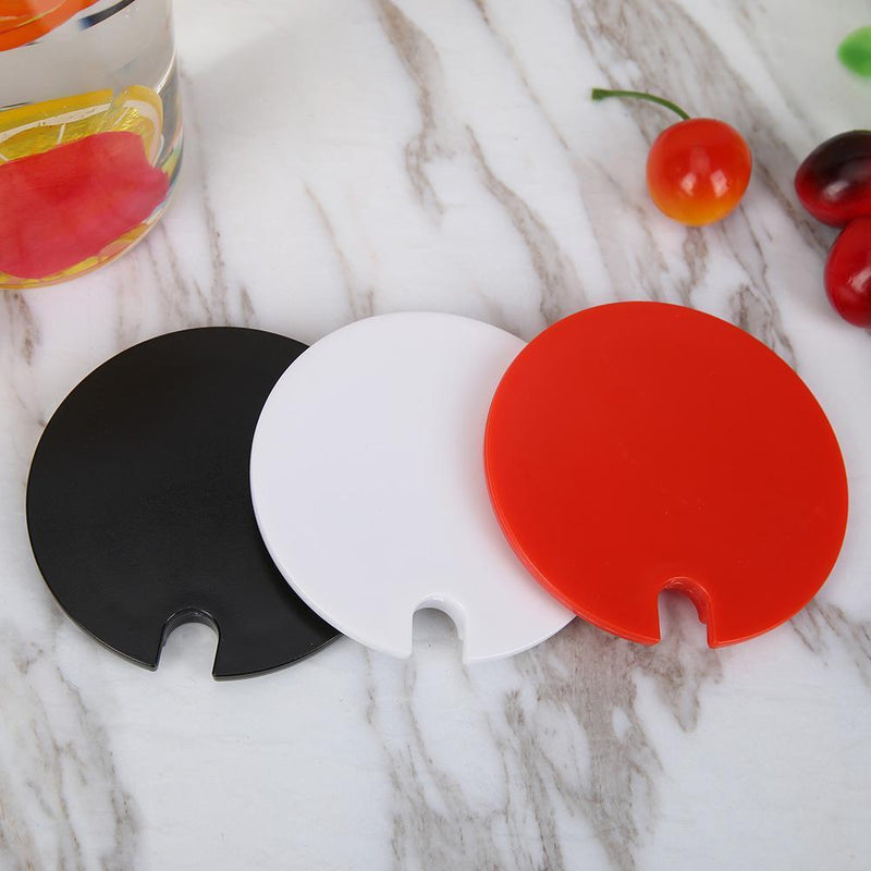 10pcs Tea Mug Cover Heat-Resistant Teapot Glass Cup Infuser Lids(White)