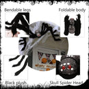 11.8in Spider Haunted House Prop Indoor Outdoor Giant Scary Party Halloween&
