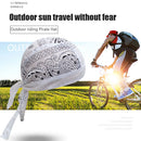 #A Outdoor Cycling Cotton Printed Beanie Hat Summer Outdoor Sports Headband Cap