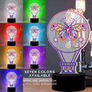 DIY Diamond Painting LED Light Fantasy Butterfly Night Lamp Needlework Decor