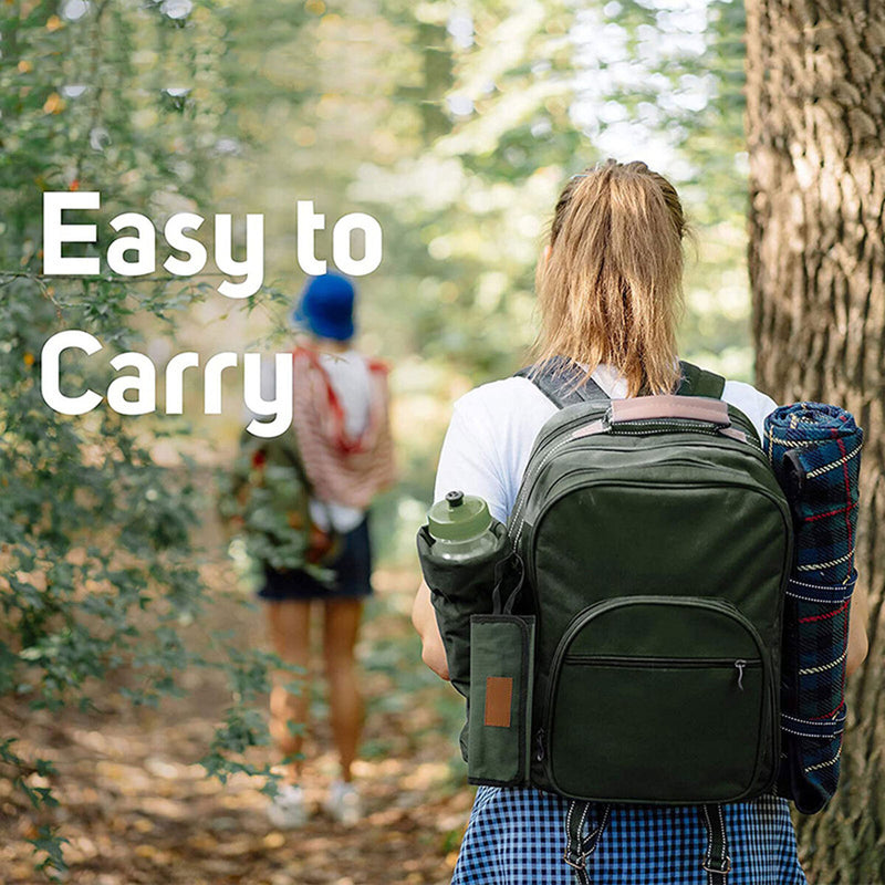 Outdoor Stainless Steel Camping Cutlery Bag - Durable Picnic Cutlery Package