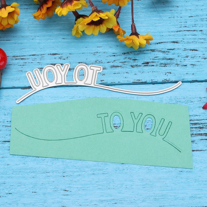 Metal Cutting Dies Stencils for DIY Scrapbooking Photo Album To You Letter