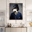 Gentleman Dog Oil Paint By Numbers Kit DIY Acrylic Painting on Canvas Craft