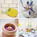 Beading Tool DIY Curved Needles Beaded Bowl Wood Bead Spinner Fast Beading