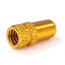 Aluminum Alloy Bike Tire Gas Nozzle Valve Cap Cycling Dust Cover (Green)