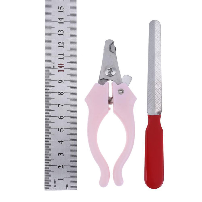 2pcs/Set Pet Animal Puppy Nail Clippers Claw Cutters Dog Scissors Trimmers