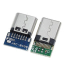 Receptacle 12/24 Pins Male/Female Socket USB 3.1 Type C Connector Adapter