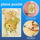 Educational Jigsaw Assembling Toys 1000pcs DIY World Map Puzzle for Kids Ad