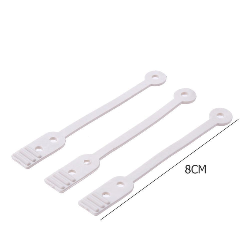 50pcs/set Pro Perm Rod Long Hair Curler Replacement Elastic Rubber Band (A)