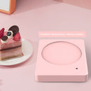 220V Electric Hot Tea Maker Portable Desktop Heater Hot Milk Cup Heating Coaster