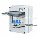 and 2x MCB IP54 Enclosure Circuit Breaker Garage Consumer Unit 5 Way Fuse Box