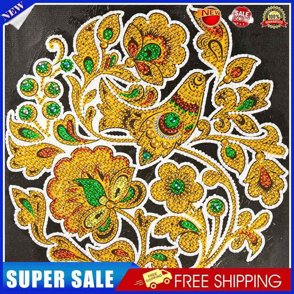 Part Specical Shaped Drill Diamond Painting Bird and Flower Wall Art Mosaic Kit