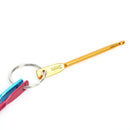 3pcs Hot Mixed Aluminum Knit Needle Crochet Hook Needle Keychain Keyring