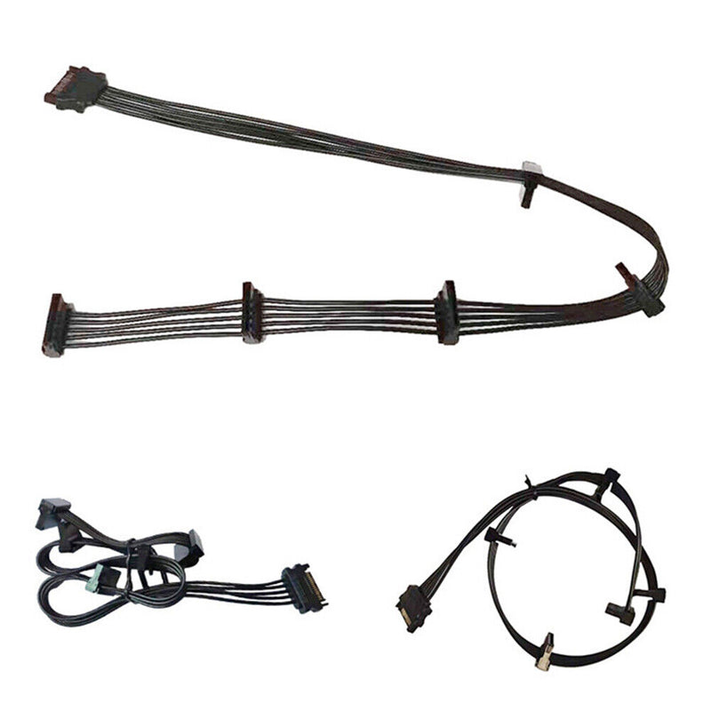 SATA 15Pin 1 to 5 SATA Female Hard Drive Power Supply Splitter Cable Cord