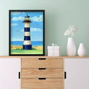 Diamond Painting Lighthouse Full Round Drill Picture of Rhinestone DIY Drawin