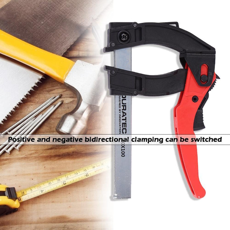 DURATEC Ratchet F Clamp Woodworking Clamp Quick Grip Wood Clip (DT64090100)