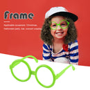 Round Children Glasses Frames Unisex Cartoon Eyeglasses Halloween Party Gifts