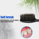 1Pc Double Ultra Soft Toothbrush Bamboo Charcoal Nano Care Dental Set J0S3