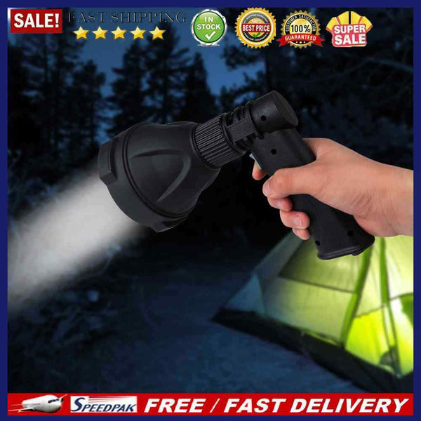 USB Charging LED Flashlight Outdoor Emergency Searchlight Handheld Spotlight