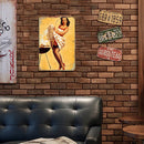 Rust Free UV Protected Metal Women Sign Bar Wall Home Poster (9222 (3)) Newly