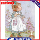 Full Embroidery DIY Canvas Stamped 11CT Cross Stitch Blowing Bubbles Craft Kit