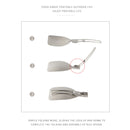 Outdoor Folding Spatula - Heavy Duty 304 Stainless Steel Portable for Camping