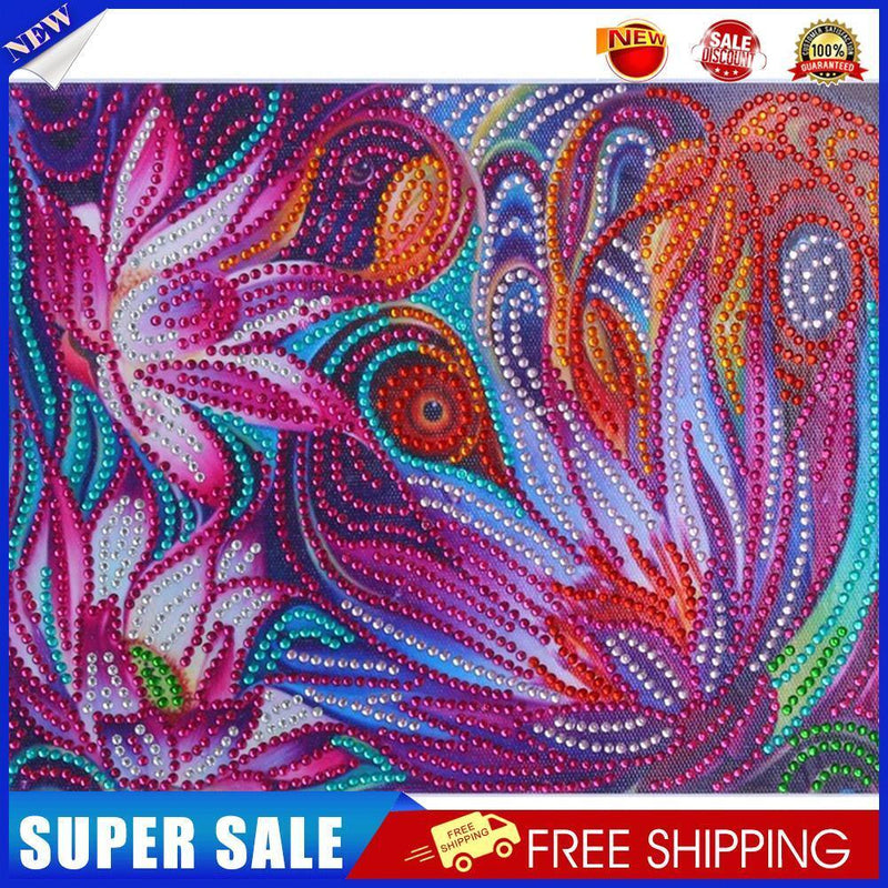 5D DIY Special Shaped Diamond Painting Flowers Cross Stitch Kits (H013)