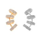 Women Men Alloy Non Piercing Geometric Ear Clip Tragus Earrings Ear Cuff