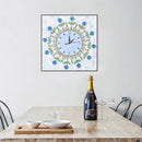 DIY Flower Special Shaped Diamond Painting Embroidery Wall Clock Home Ornaments