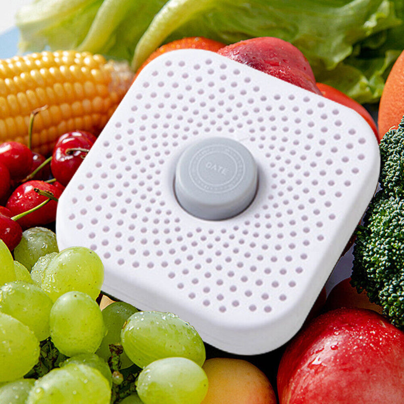 Refrigerator Deodorant Deodorizer Activated Carbon Box Odor Remover (White)