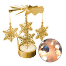 Spinning Cartoon Carousel Candle Holder Wrought Metal Lighting Candlesticks