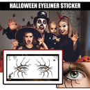 #A 1 Pair Halloween Eyeliner Stickers Horror Spider Cobweb Bat Face Laces Sticke