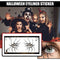 #A 1 Pair Halloween Eyeliner Stickers Horror Spider Cobweb Bat Face Laces Sticke