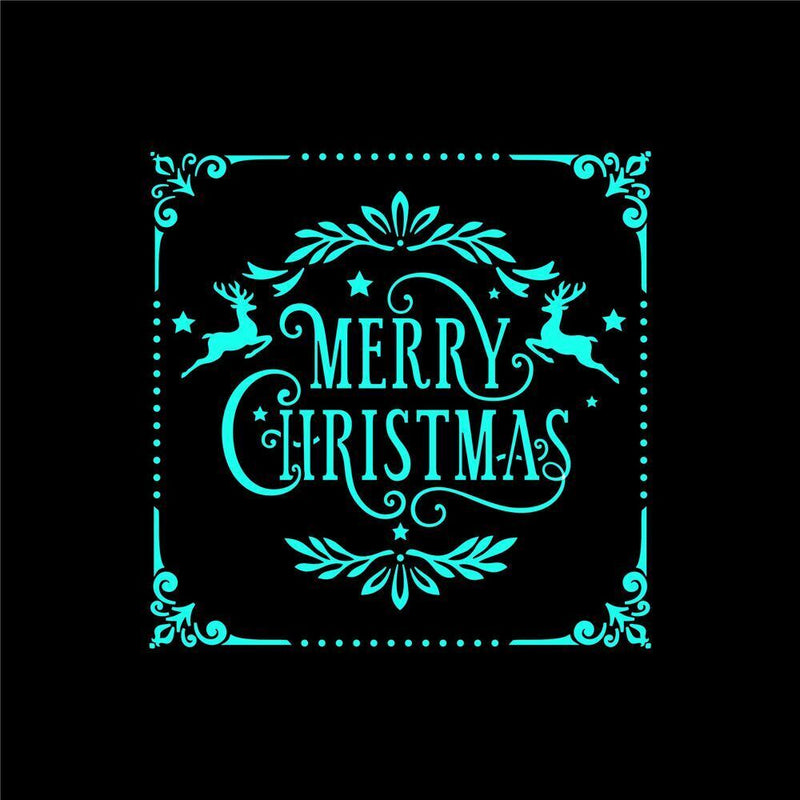 DIY Craft Scrapbooking Merry Christmas Layering Stencils Painting Template