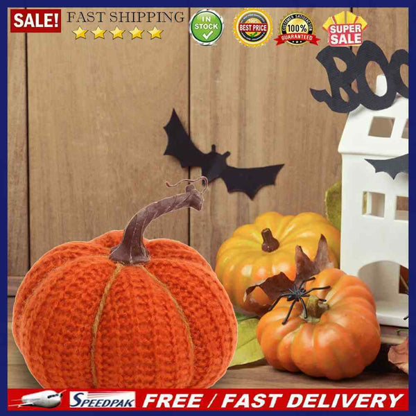 Handmade Festive Atmosphere Pumpkin Ornaments Props Vivid Autumn Themed Party